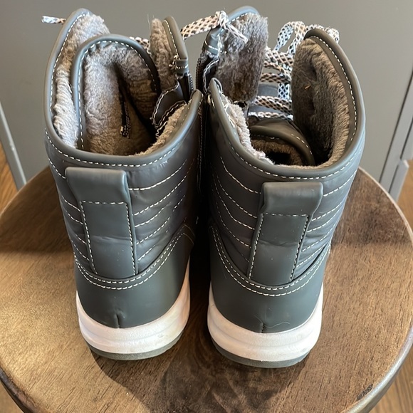 Khombu Waterproof Lace-up Ankle Boots Gray - Picture 8 of 10